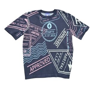 NWT Coney Island Picnic Passport Jaquard Crewneck Sweater